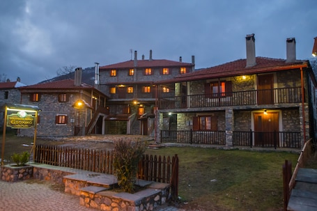 Front of property - evening/night