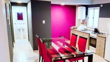 Spiseområde på rommet