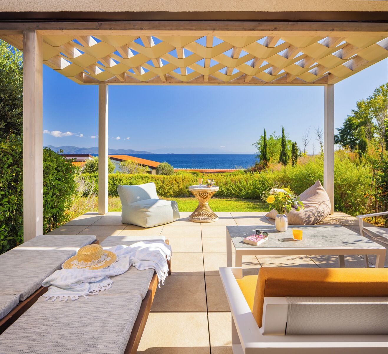 Luxe bungalow | Terras