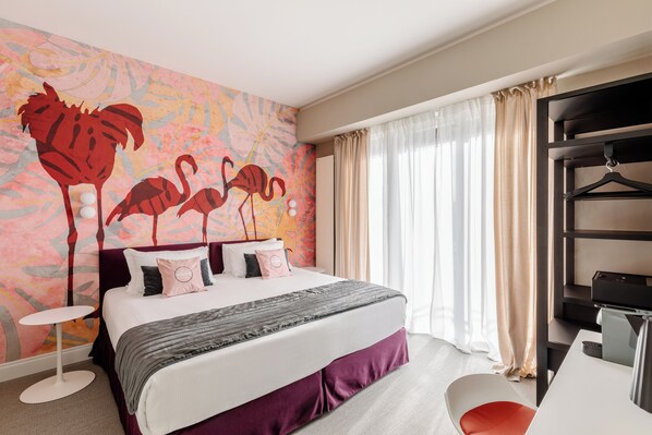 Deluxe Double or Twin Room, Balcony, City View | In-room safe, soundproofing, free WiFi