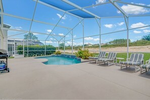 A heated pool - Enjoy a Holiday of a Lifetime in a Luxury Villa on Highlands Reserve Golf & Country Club Resort (Orlando)