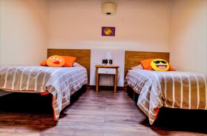 2 bedrooms, in-room safe, iron/ironing board, WiFi