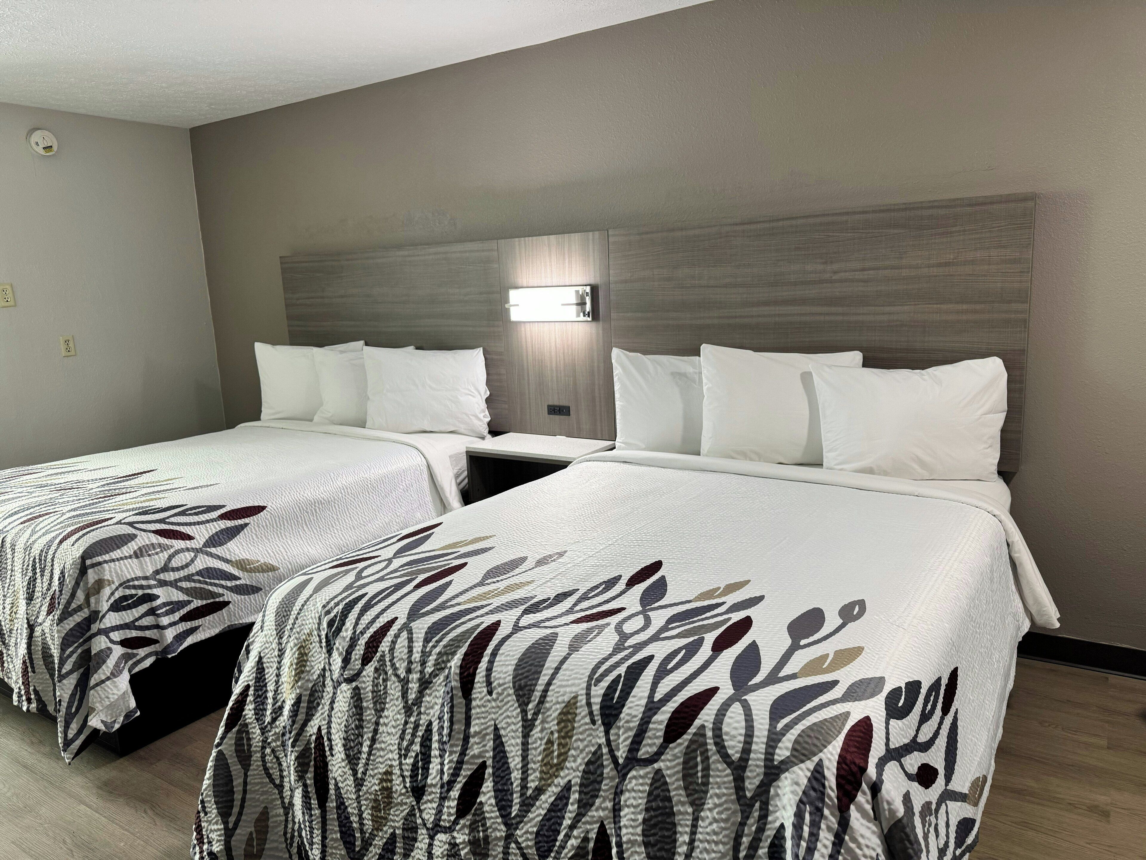 Down comforters, individually decorated, individually furnished, desk