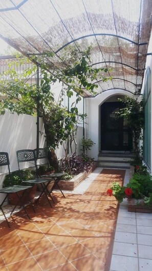 Entrée de l’hébergement