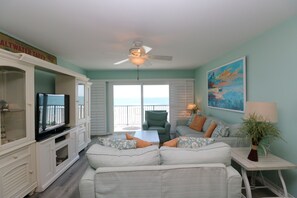 Televisio, DVD-soitin, kirjoja