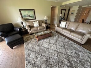 TV, DVD player, books