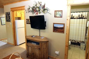 Condo, Multiple Beds, Balcony, River View | Television