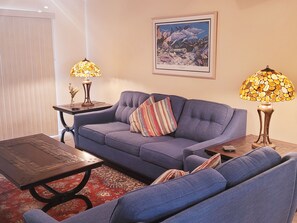 TV, DVD player, books