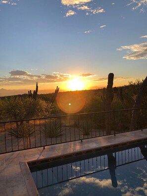 Una piscina riscaldata
