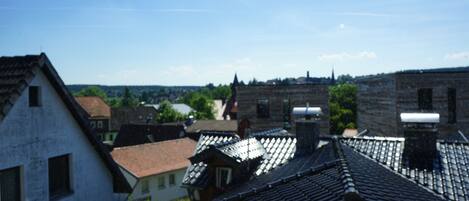 Blick von der Unterkunft