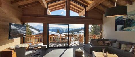 TV connectée, cheminée