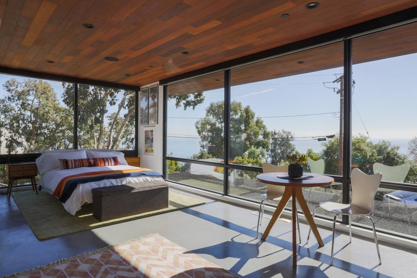Malibu Mid-Century Modern Studio with Ocean Views