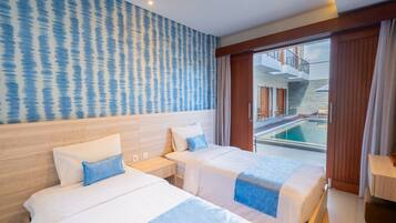 Deluxe Twin Room | Desk, free WiFi, bed sheets