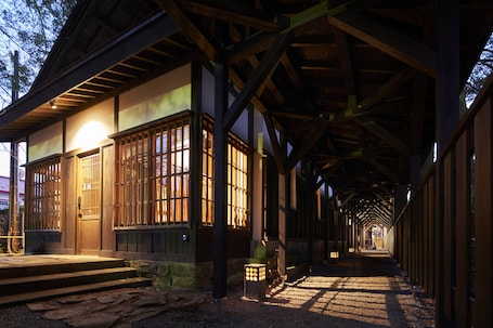 Front of property - evening/night