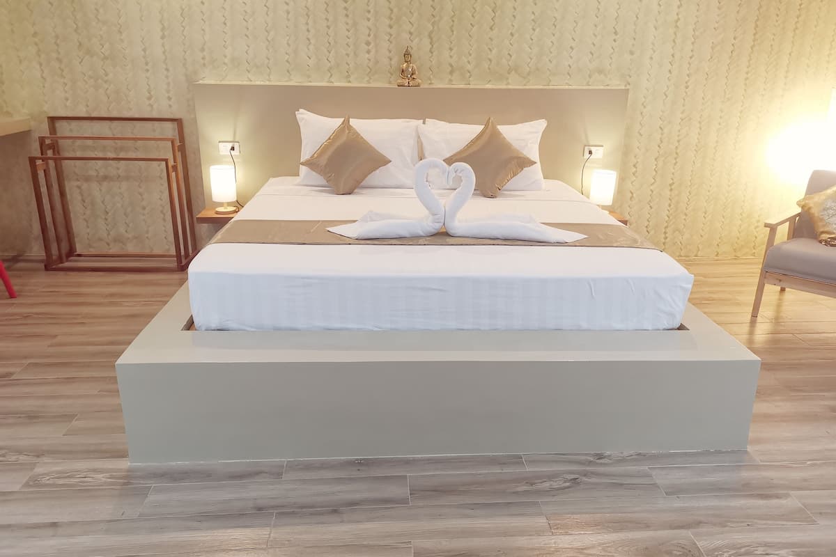 2 habitaciones y sábanas de algodón egipcio
