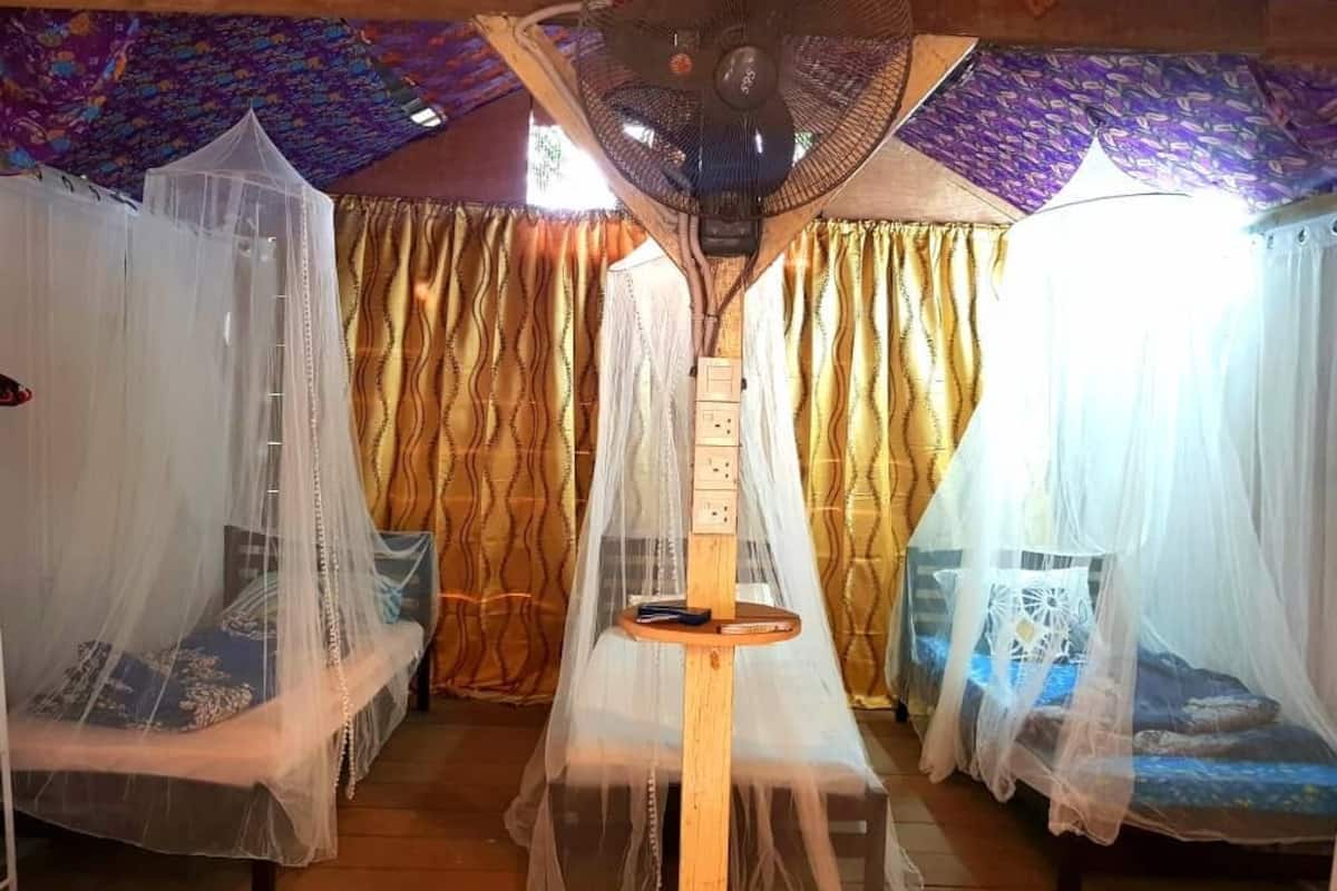 1 Bed in Male Dormitory with Fan | Blackout curtains, iron/ironing board, free WiFi, bed sheets