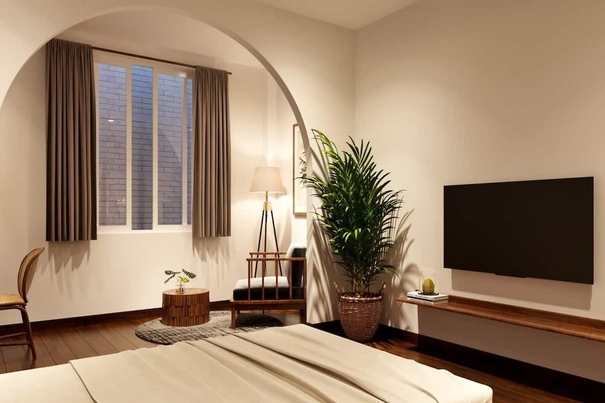 Minibar, két bảo mật tại phòng, bàn, màn/rèm cản sáng 
