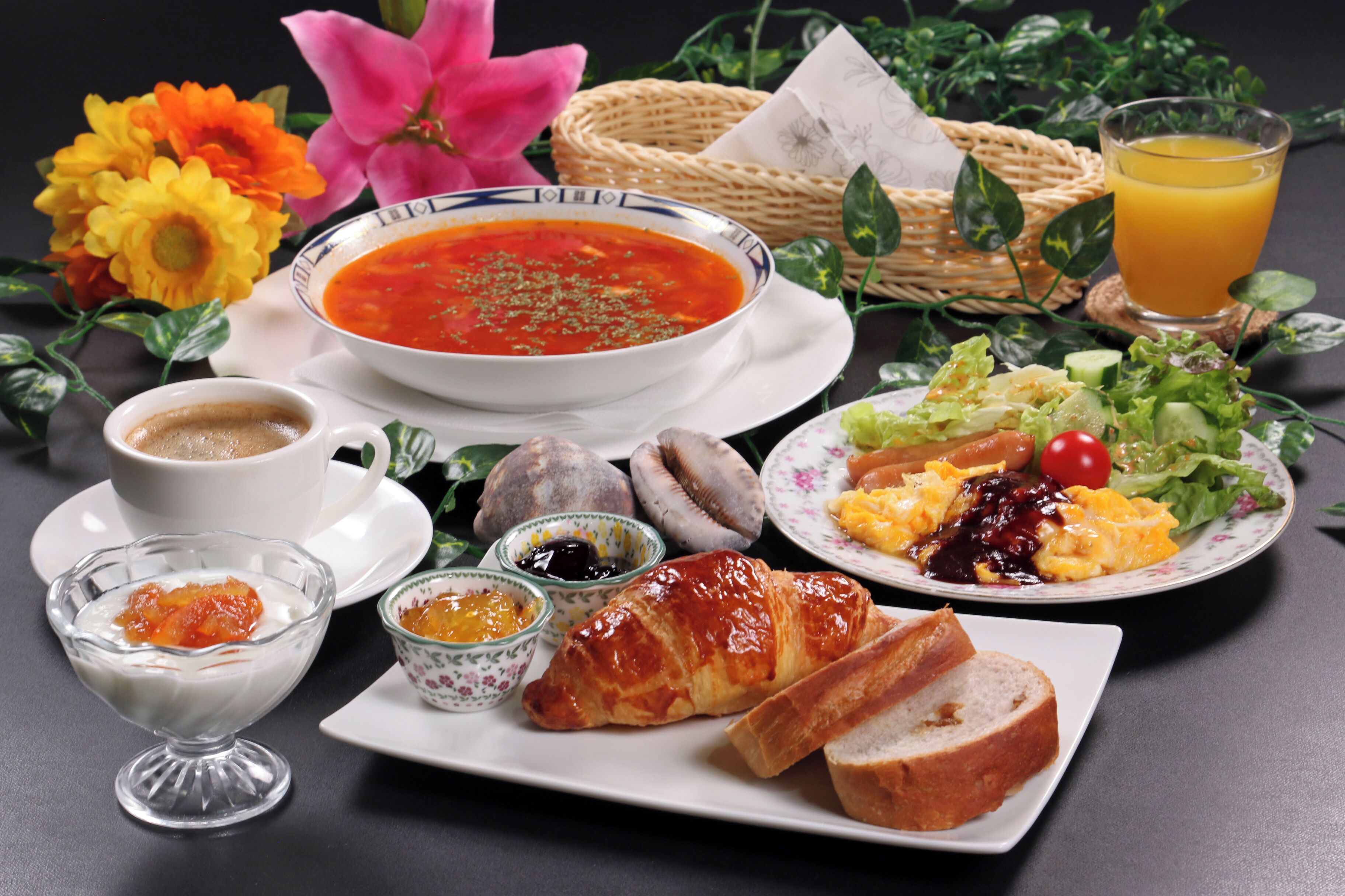 daily english breakfast (jpy 2000 per person)