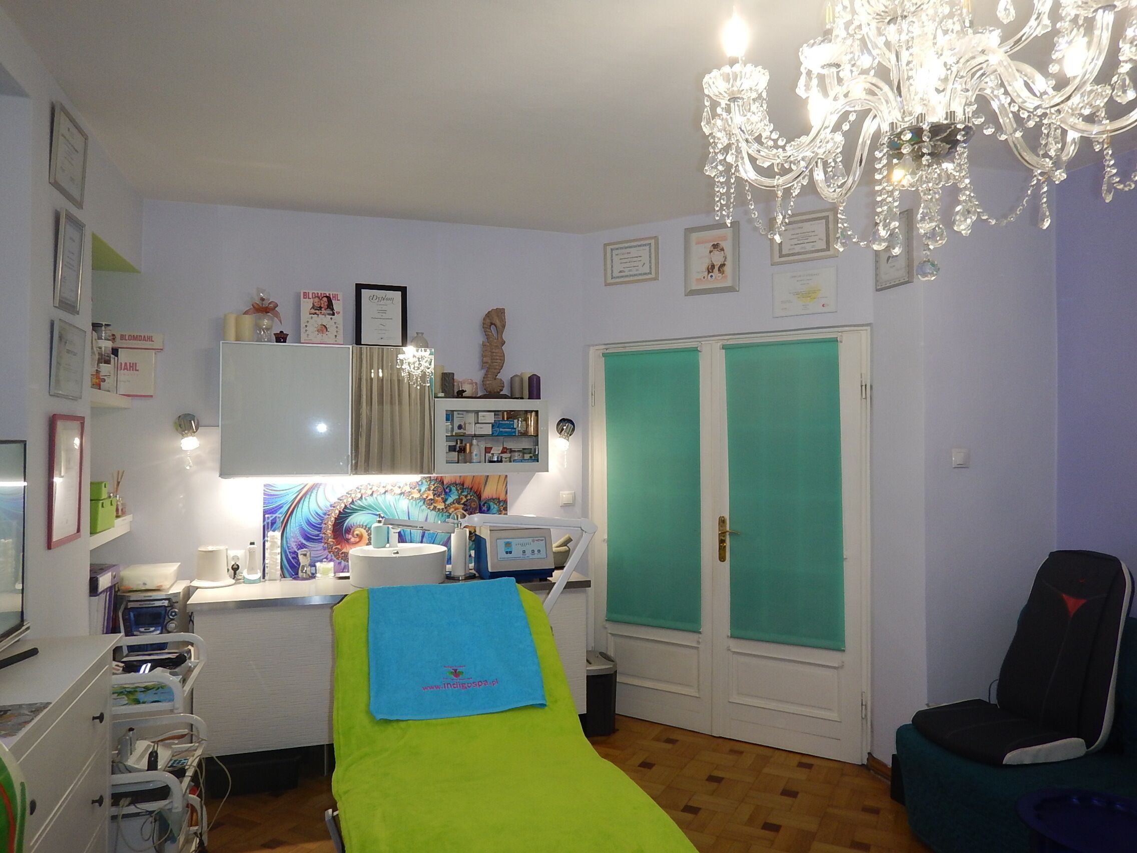 Área de tratamiento exterior, un sauna, baño turco