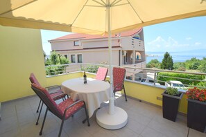 Apartment, Sea View | Balcony - Apartment Nikolic (Omisalj)