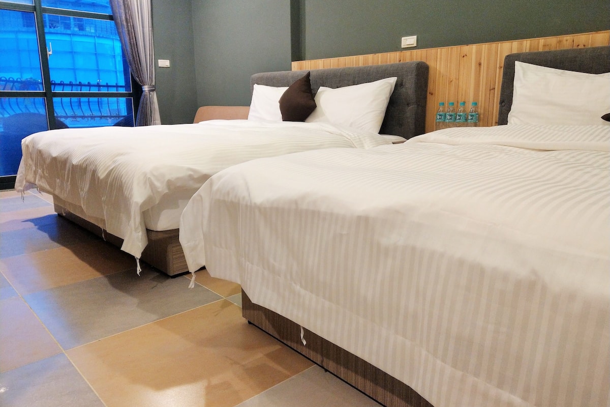 Down comforters, individually furnished, blackout drapes, soundproofing