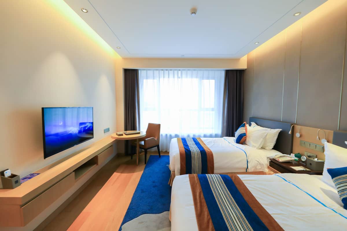 Chambre avec lits jumeaux, vue sur la mer | Minibar, bureau, rideaux d’obscurcissement, accès au Wi-Fi (inclus)
