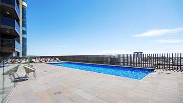 City Apartment, 1 Bedroom, City View | Pool | Outdoor pool