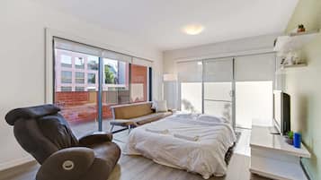 City Apartment, 2 Bedrooms | 2 bedrooms, desk, laptop workspace, iron/ironing board