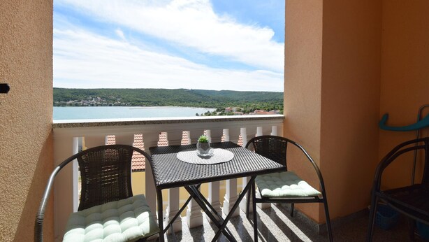 Apartment, Sea View | Balcony - Apartment Baran (Dobrinj)