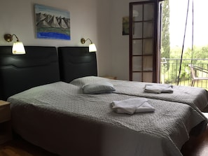 2 chambres, fer et planche Ă repasser, Wi-Fi gratuit