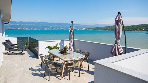 Apartment, 4 Bedrooms | Balcony view - Penthouse Sabbia (Dobrinj)