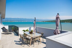 Apartment, 4 Bedrooms | Balcony view - Penthouse Sabbia (Dobrinj)