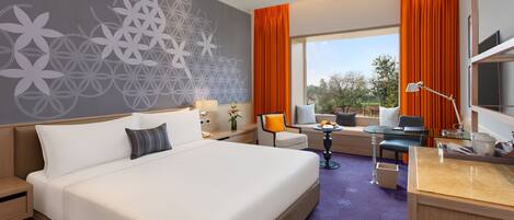 Premium bedding, down duvets, minibar, in-room safe