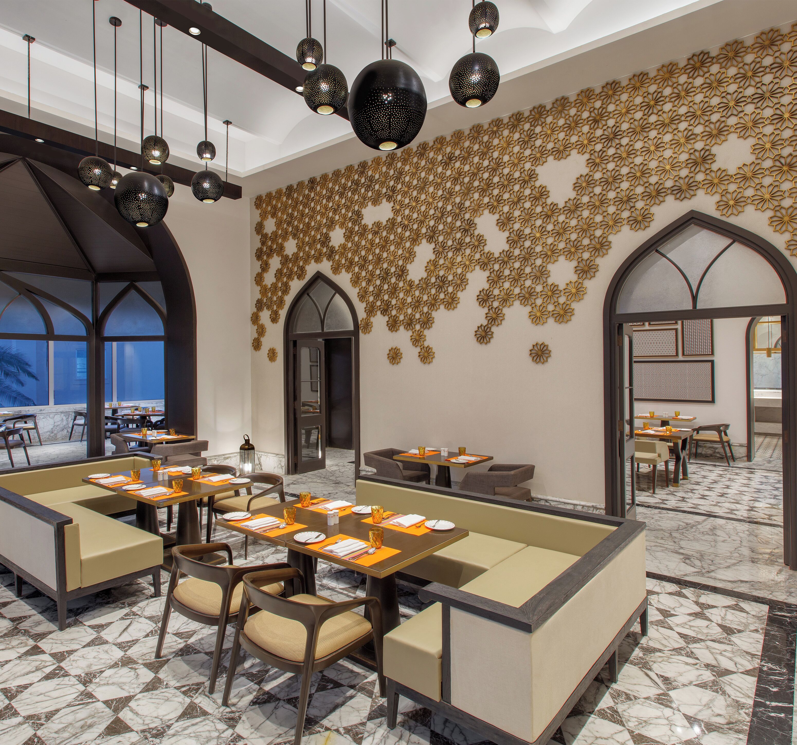 2 restaurants, breakfast, lunch, dinner served; Indian cuisine