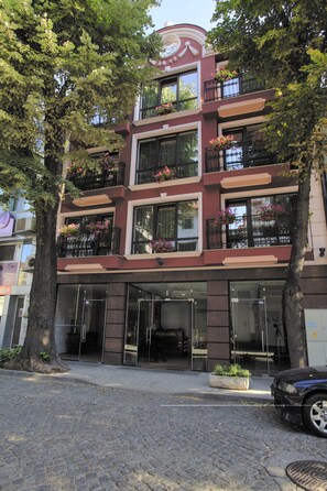 Majoituspaikan julkisivu