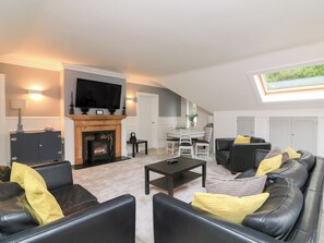 Cottage | Living area | TV - 1 The Old Coach House (Dartmouth)
