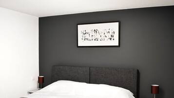 Phòng đôi phong cách cổ điển (La Source d'Automne) | Bộ đồ giường cao cấp, nệm có lớp đệm bông, bàn