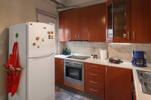 Apartment, 2 Bedrooms, City View | Private kitchen