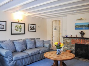 Cottage | Living area | TV - Orchard Barn (Salcombe)