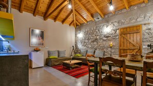 Cottage, 1 Bedroom | Living area - Boutique Stone Cottage With Large Terraces (Epidaurus)
