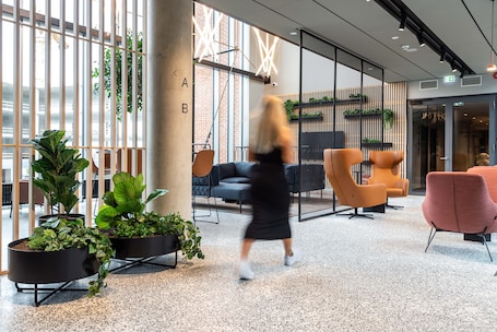 Lobby sitting area. Citybox Tallinn City Center
