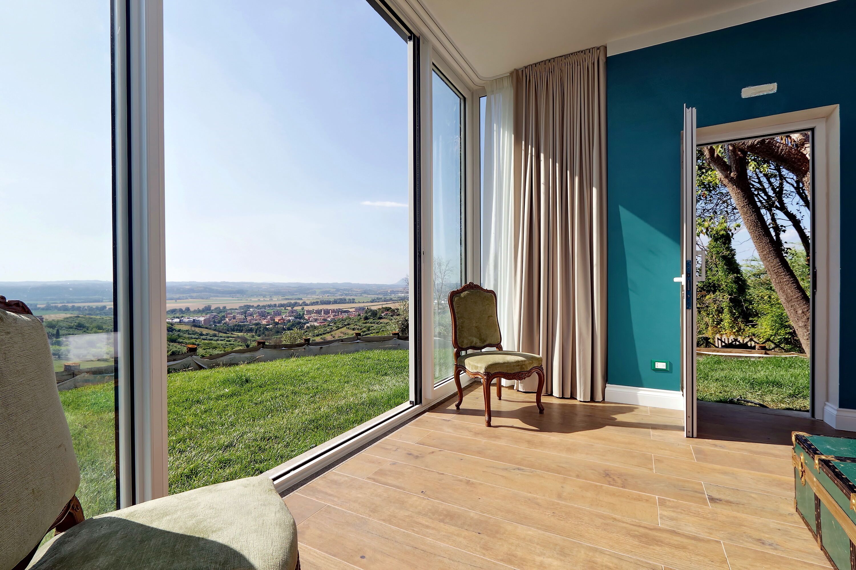 Dobbelt- eller tomannsrom – panorama (Soratte) | Utsikt fra rommet