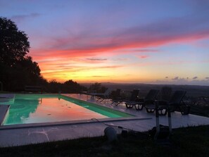 Seasonal outdoor pool, pool loungers - Tenuta Lisetta (Monterotondo)