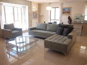 Apartment | Living area - MBD7 - Kikar Hamusica - 12 Mevoh Beit David - Jerusalem-Rent (Jerusalem)