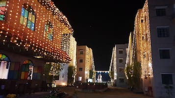 Front of property – evening/night