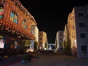 Front of property - evening/night