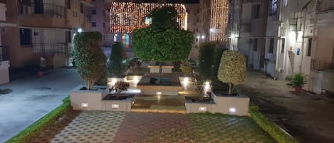 Vue sur le jardin