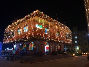 Front of property - evening/night