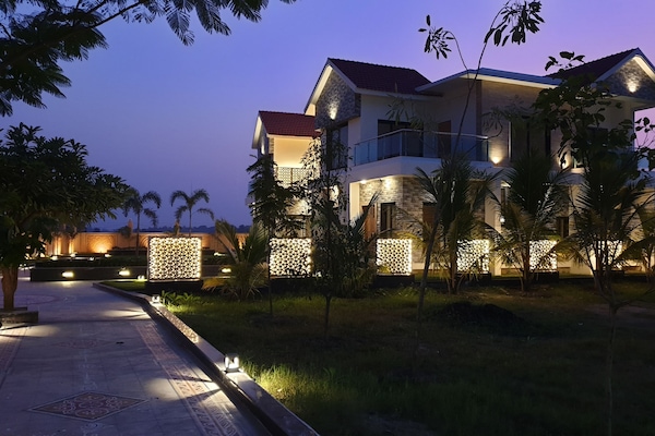 Front of property - evening/night