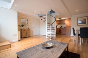 City Apartment, 2 Bedrooms | Living area | Flat-screen TV, DVD player - St Andrews Court (Durham)